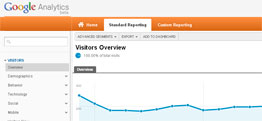 Google Analytics screen capture