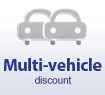 Save up to 15% - multi-vehicle discount