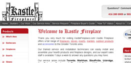 Kastle Fireplace Small Portfolio Screen Capture